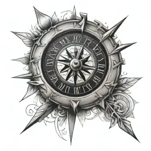 Dart With Roman Numerals