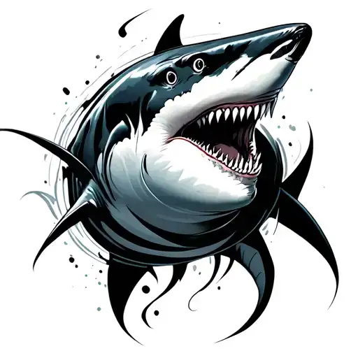 Abstract Shark