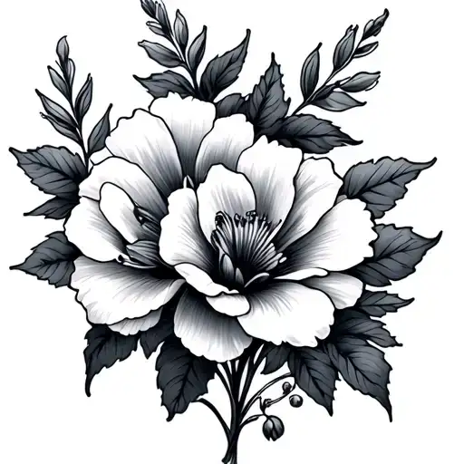 Birth Flowers Intertwined