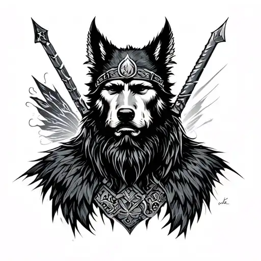 Iberian Warrior Man Looking