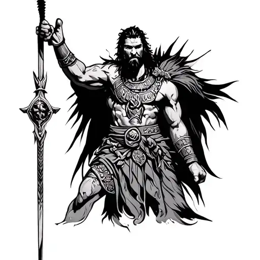 Ancient Iberian Warrior Man