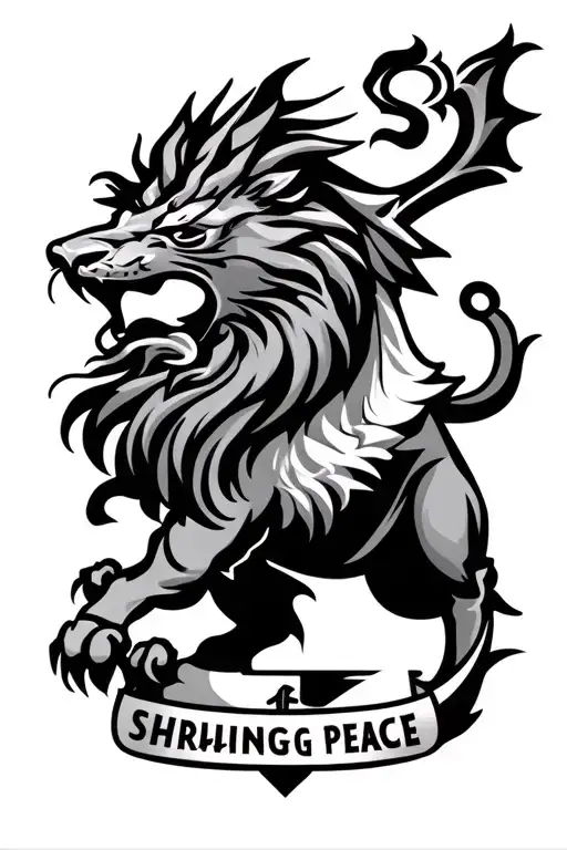 Arsenal Football Club Cancer Zodiac Sign Lion Strong Gun Peace Dragon