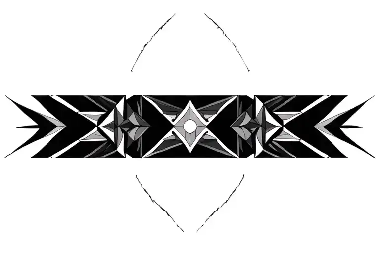 A Geometric Design Combining Elements Inspired By India