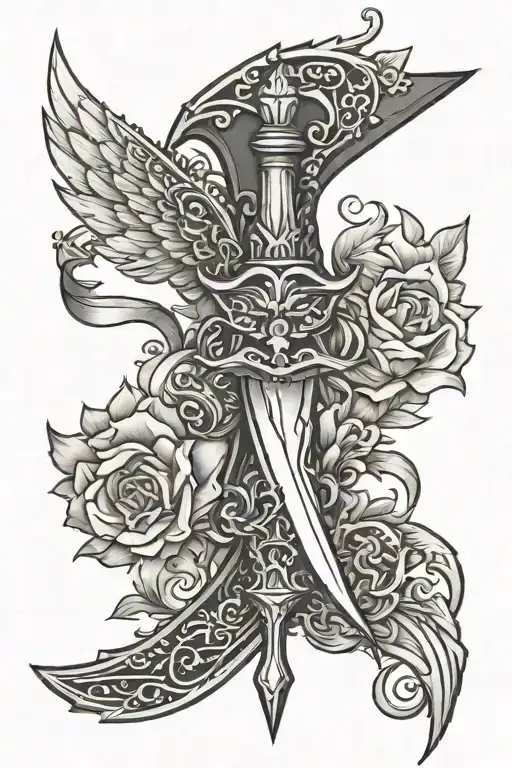 Dagger With Fairy Wings