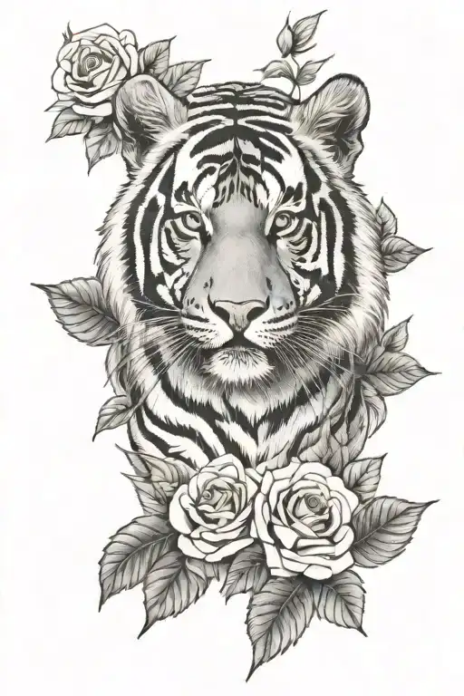 Tiger Nanny Kee And Roses