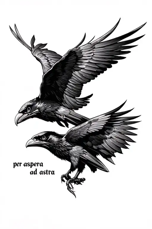 Ravens And Quote Per Aspera Ad Astra