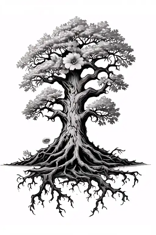 Day Of The Dead Oak Tree