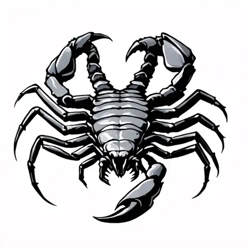 Scorpion With Aquarius Zodiac Sign