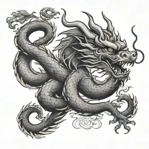 Chinese Dragon Wrapped