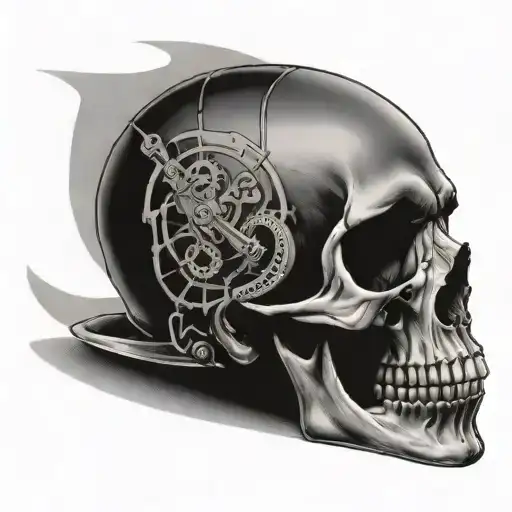 Skull And Craniometer