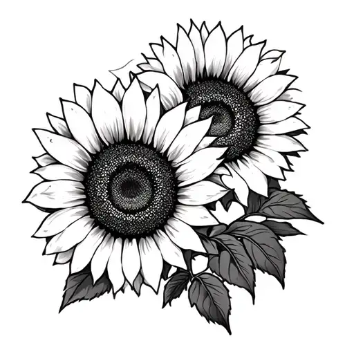 Trad Style Sunflower