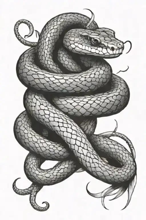 Snake Wrapped Loosely