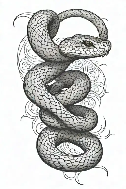 Snake Wrapped Loosely