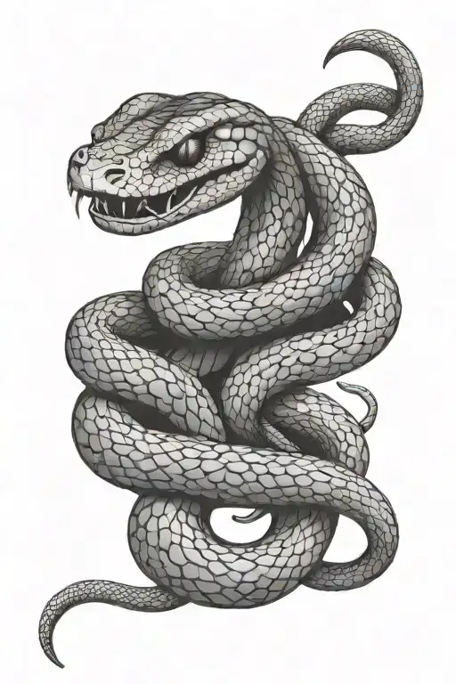 Snake Wrapped Loosely