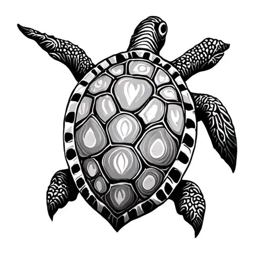 Feminine Turtle Shell Pattern Inspired