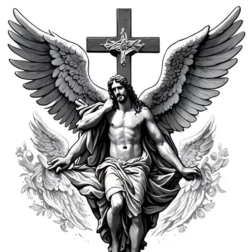 Cross Jesus Angel Of Angel
