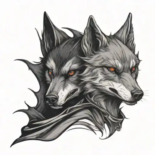 Combination Of Vampire And Wolf