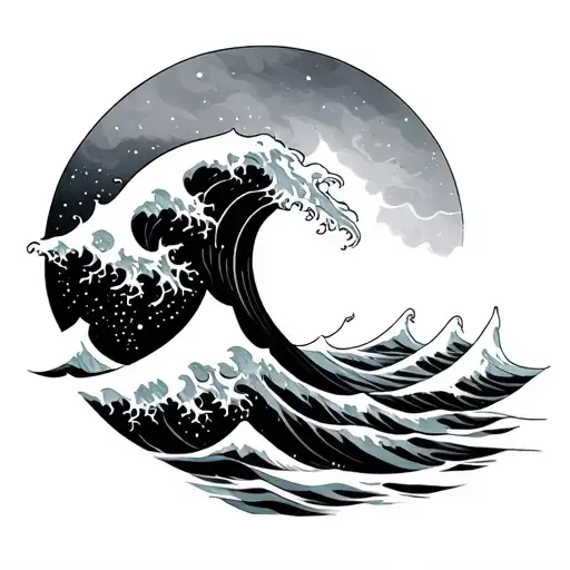 Wave With The Moon
