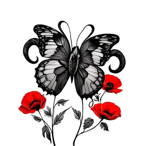 Infinite Love Butterfly Ram With Poppy