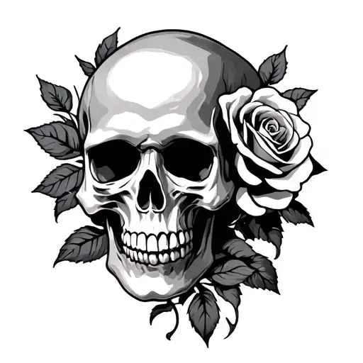 Skull And Roses