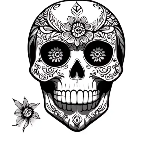 Mexican Sugar Skull Man