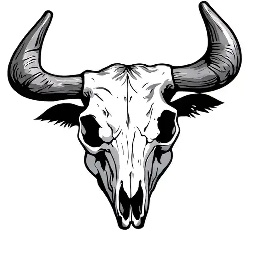 Western Cow Skull