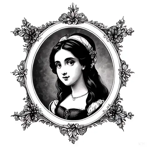 Snow White Victorian Portrait