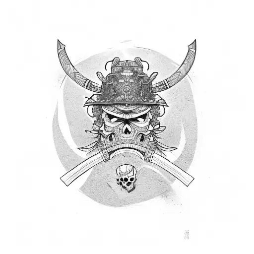 Samurai Skull