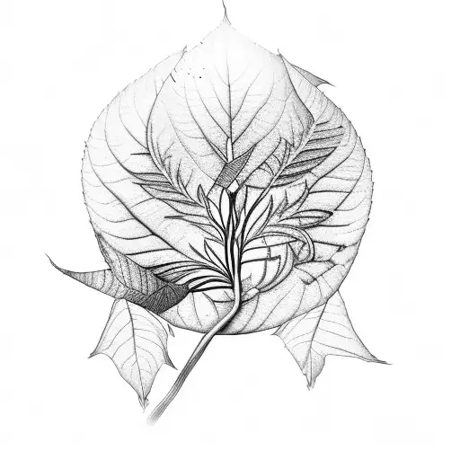 Illimited Line Elongated Plant Leaves