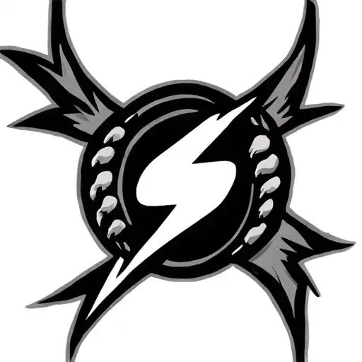 Dog's Paw And The Symbol Of The Flash