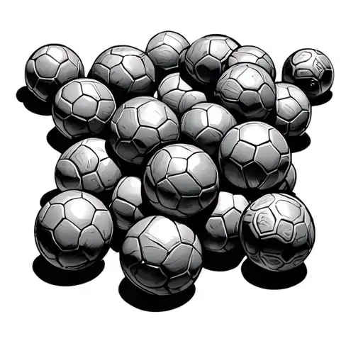 Sports Balls As Small Rosary Beads