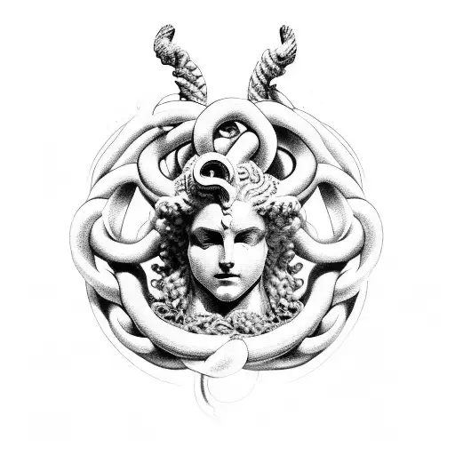 Zeus With Medusa And Gladiator