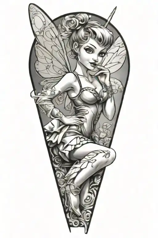 Pin Up Girl Tinkerbell