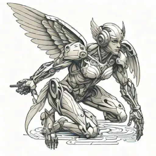 Nude Cyborg Angel