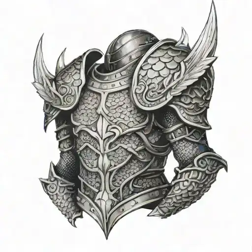 Viking Armor Including Chain Mail Made Of Dragon Scales