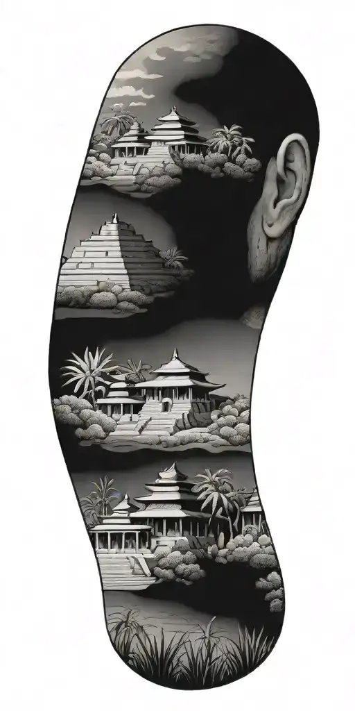 Hammarabi With Gardens And Ziggurats