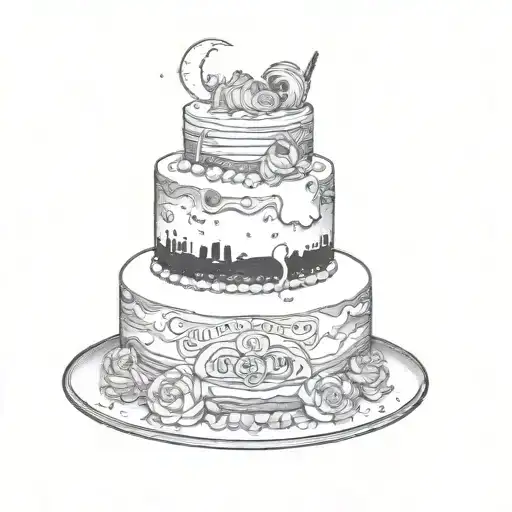 Cake And Love You To The Moon