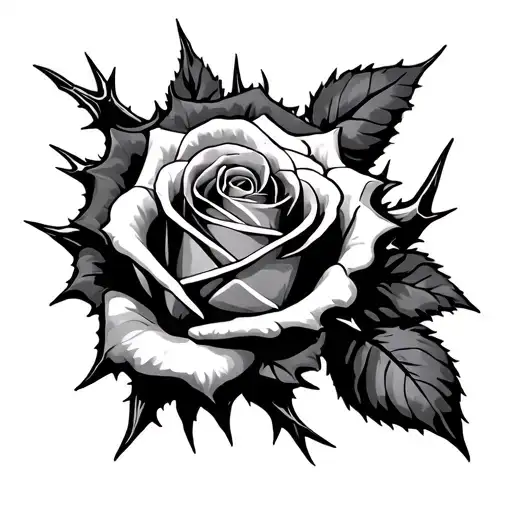 Rose With Thorns