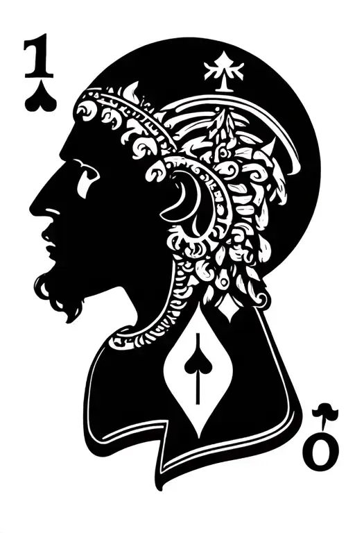 Deck Cards With Roman Numbers And Different Symbols Incorporated In Each Card