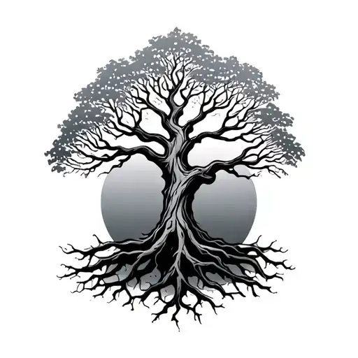 Tree Of Life With Roots