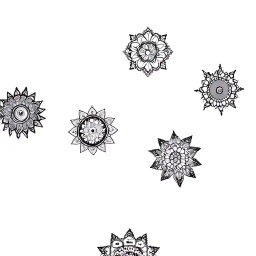 Coverup Mini Mandalas