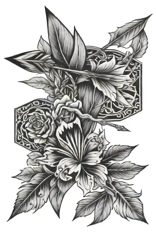 Arrow Style Tattoo Design