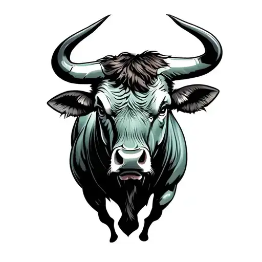 Maverick Bull With A Jade