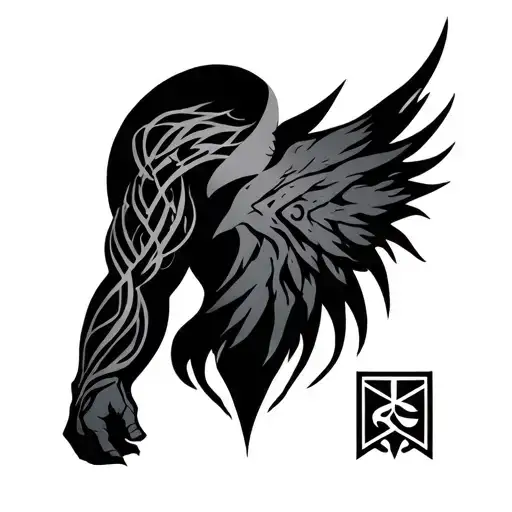 Cyber Sigilisim Bicep Sleeve