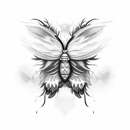 Moth With Smoke Wings