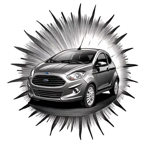 Ford Ka With Sun Strip