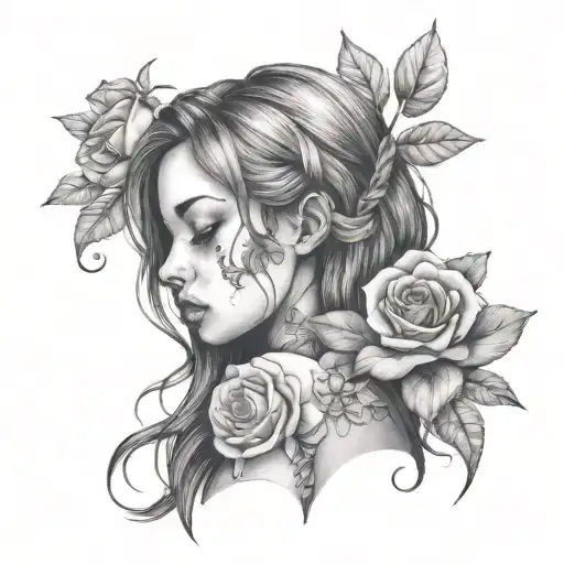 A Girl That Has Suffered A Lot From Love And Feels Alone