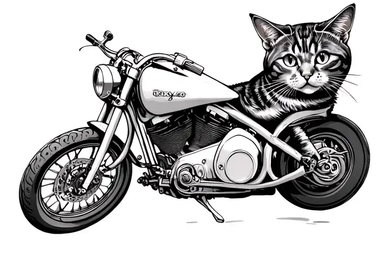 Cat Motor Bike