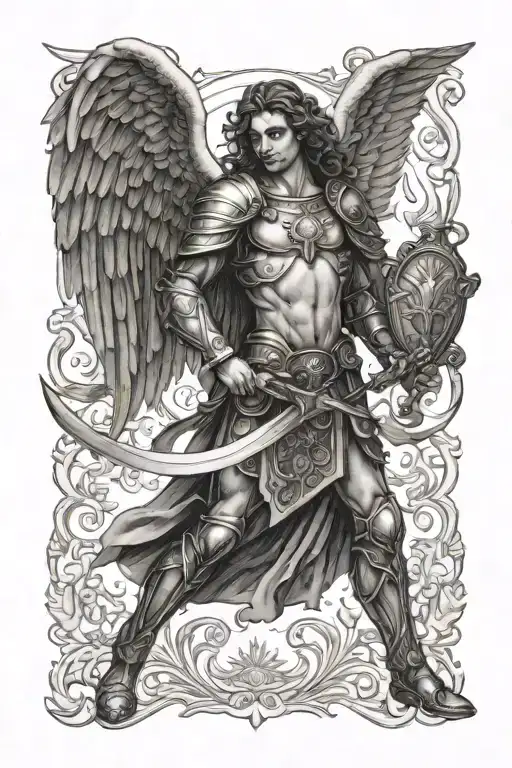 St Michale Archangel With Sword