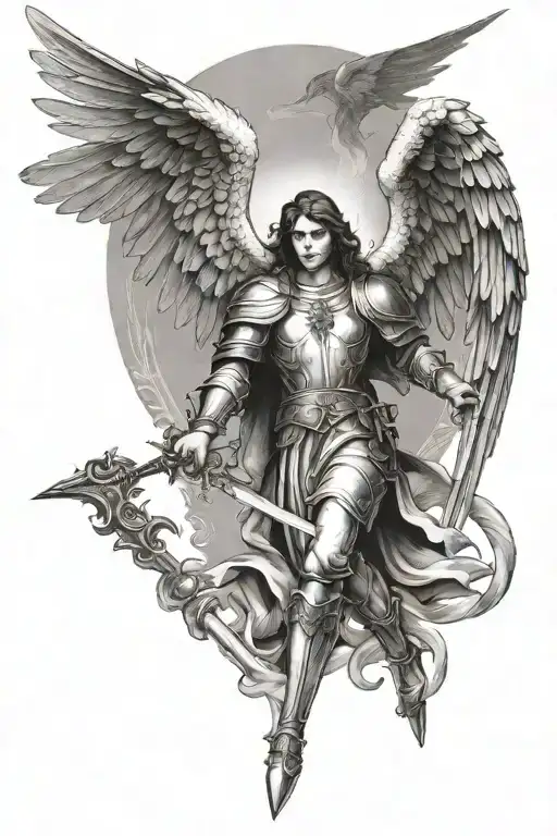 St Michale Archangel With Sword